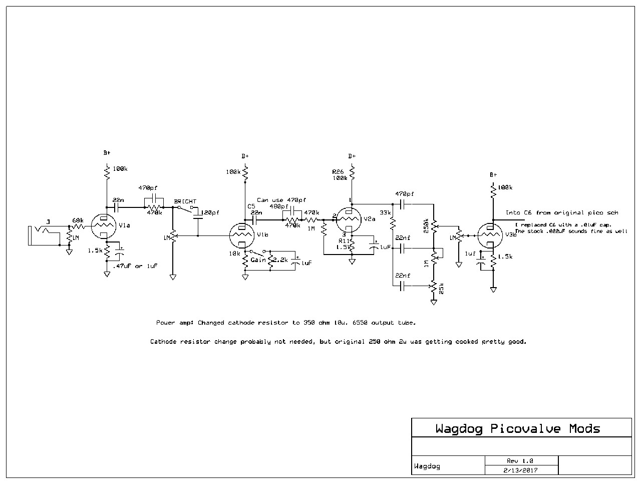 preamp schematic